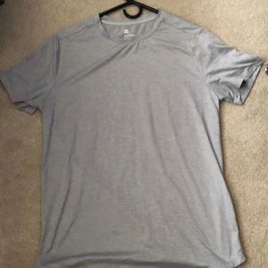 Grey athletic muscle fit tee